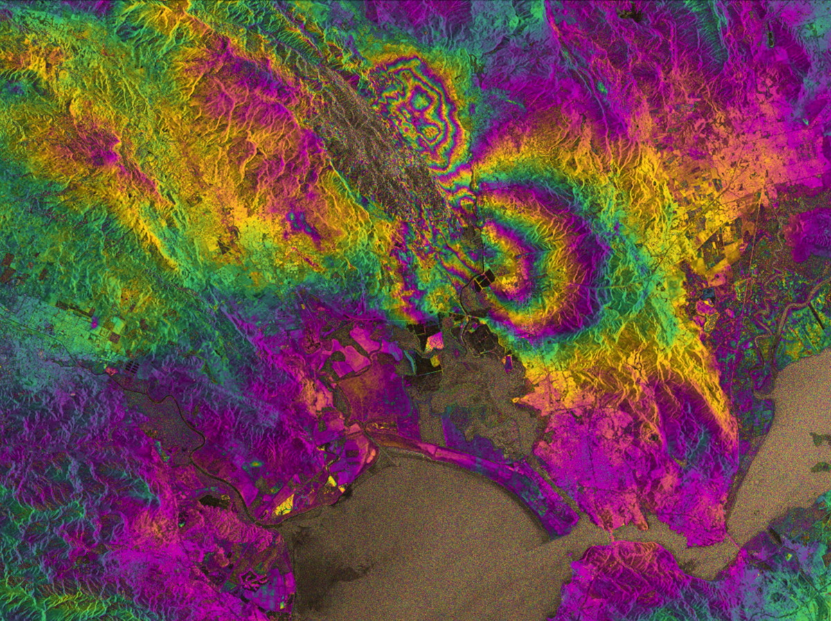 How the Napa Quake Deformed Earth (Satellite Photo)